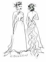 Robe de mariée Colleen - Croquis