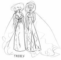 Robe de mariée Fabby -croquis