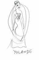 Robe de mariée Yolande - Croquis